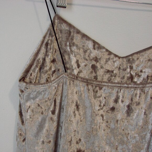 Polly & Esther Velvet Mini Slip Dress Spaghetti Straps Bodycon Party Medium - Picture 16 of 16